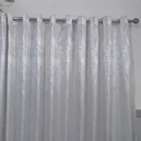 پرده کتان پانچ شاین دار