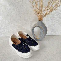 گیوه دستبافت مدل صدفی