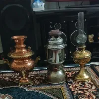 سماور چراغ نفتی ساعت