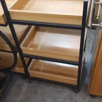 ترولی سه طبقه ای طرح چوب