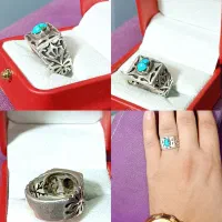 انگشتر نقره فیروزه یاقوت عقیق کبوددستبندزنجیر نقره