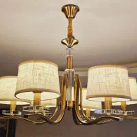 ۲ عدد لوستر ۶ شاخه کلاسیک