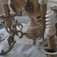 فروش لوستر برنجی|لوستر و چراغ آویز|کرج, برغان|دیوار