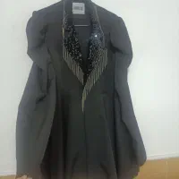 مانتو مشکی مجلسی