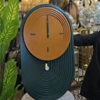 ساعت دیواری مدرن مینیمال چوبی اصل (حراج)