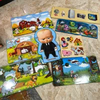 پازل های چوبی،فیگور،ماشین