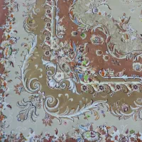 ۴ تخته فرش کرم  ۱۲ متری و نه|فرش|ساوه, |دیوار