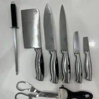 سرویس چاقو آشپزخانه 8 پارچه استیل- برند مایر|ظروف پخت‌وپز|تهران, پیروزی|دیوار