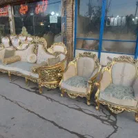 مبل شاهان با کاناپه خرچنگی ۴ نفره|مبلمان خانگی و میز عسلی|تبریز, |دیوار