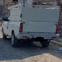 پیکان وانت کرایه حمل نقل مجهز به پتو و چادر.