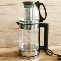 چای‌ساز چای ساز روهمی پیرکس قطع کن دار|سماور، چای‌ساز، قهوه‌ساز|کرمانشاه, |دیوار