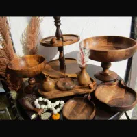 سرویس پذیرایی چوبی|ظروف سرو و پذیرایی|سیرجان, |دیوار