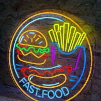 تابلو نئون فلکسی|ریسه و چراغ تزئینی|ساری, |دیوار