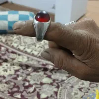 انشگتر مردانه عقیق کلوخه قدیمی|کلکسیون اشیاء عتیقه|فریمان, |دیوار