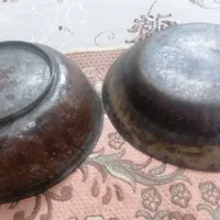 دو عدد کاسه قاجاریه|ظروف سرو و پذیرایی|شیروان (خراسان), |دیوار