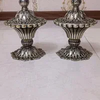 قندان برنزی نقره ای|ظروف سرو و پذیرایی|تهران, خاک سفید|دیوار