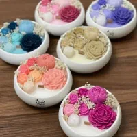 شمع های دفرمه کاسه ای