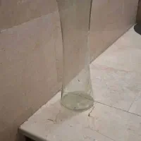 گلدان شیشه ای بامبو