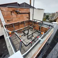 تاسیسات ساختمان. استخر جکوزی موتورخانه. کولرگازی