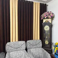 پرده پانچ  و میزو گل میز