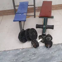 دمبل و میز پرس
