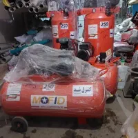 پمپ باد 250 لیتری دوسیلندر تکفاز با ضمانت