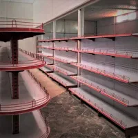 قفسه سوپرمارکت،دیواری،وسط