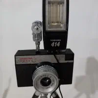 دوربین قدیمی Smena 8M اصل بافلش Toshiba و سه‌پایه