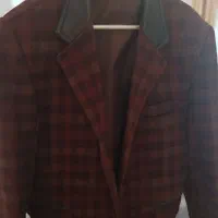 کت تک پسرانه جنس عالی مخمل  درحدنوتَروتمیز از۶سال