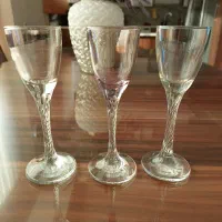 سه عدد گیلاس کریستال سایز کوچیک