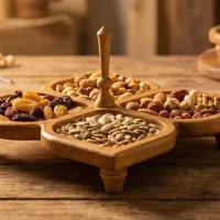 ظروف شب یلدای چوبی|ظروف سرو و پذیرایی|خمینی‌شهر, |دیوار