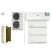 اسپلیت مولتی پنل، یک پنل دیواری ۳۰ ، سه پنل ۱۲