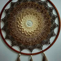 تابلو ، دیوارکوب (ماندالا) های دستبافت وشیک
