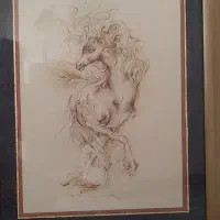 تابلو نقاشی  کار دست با امضا صاحب اثر