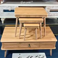 خودرنگ یا بلوطی جلومبلی عسلی کد 100 رنگ زیبا|مبلمان خانگی و میز عسلی|قم, قلعه کامکار|دیوار