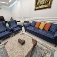 مبل ۷ نفره به همراه میز ناهارخوری ۸ نفره|مبلمان خانگی و میز عسلی|بندر ماهشهر, |دیوار