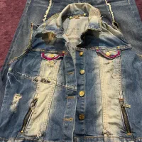 جلیقه و شلوار لی ترک