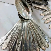 قاشق چنگال نقره عتیقه