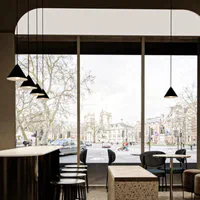 چراغ آویزی مدل شیپوری کاسه ای درسایزهای مختلف|ریسه و چراغ تزئینی|اردبیل, |دیوار