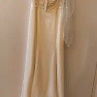 لباس نامزدی نو بسیار شیک و راسته گردنبد دار وتور