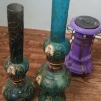 لامپا شیشه ای یکی نو یکی دست دوم|لامپ و چراغ|نگین شهر, |دیوار