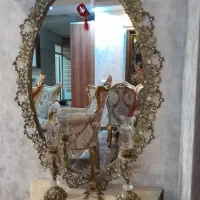ست آینه و کنسول برنز