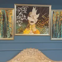 تابلو آباژر ساعت دیواری