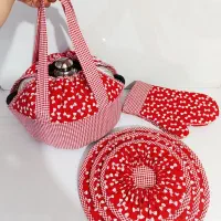 سرویس آشپزخانه و جهیزیه|سفره، حوله، دستمال آشپزخانه|صحنه, |دیوار