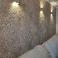 نقاشی.پتینه.ورق طلا.|خدمات پیشه و مهارت|اراک, |دیوار