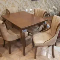 میز ناهارخوری هکتور نهارخوری دوخت دار