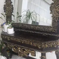 میز تلویزیون و اینه کنسول