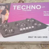 گاز صفحه ایی شیشه ایی 5 شعله تکنو 2025