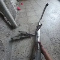 اگزوز و کمک عقب موتور سیکلت|قطعات یدکی و لوازم جانبی|خرمآباد, |دیوار