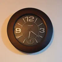 ساعت دیواری چوب و هایگلاس